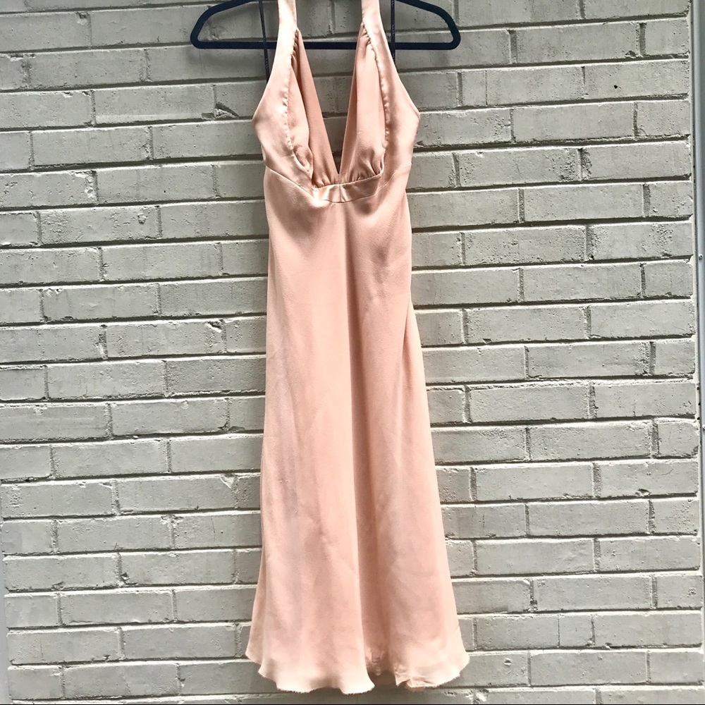 Nicole Miller silk evening gown